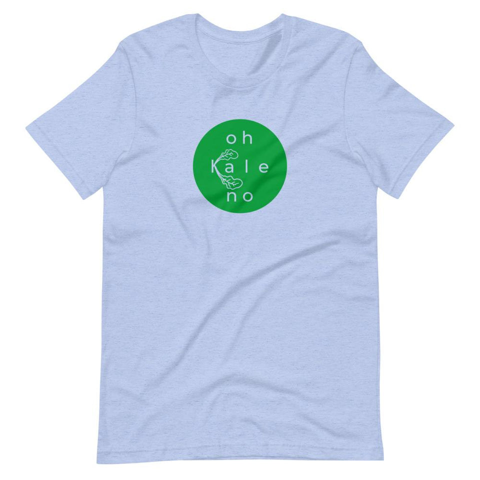 Oh Kale No Colorways | Unisex Cotton Crew | Various Colors | Dietitian T Shirt | neRD Clothing Company | Heather Blue