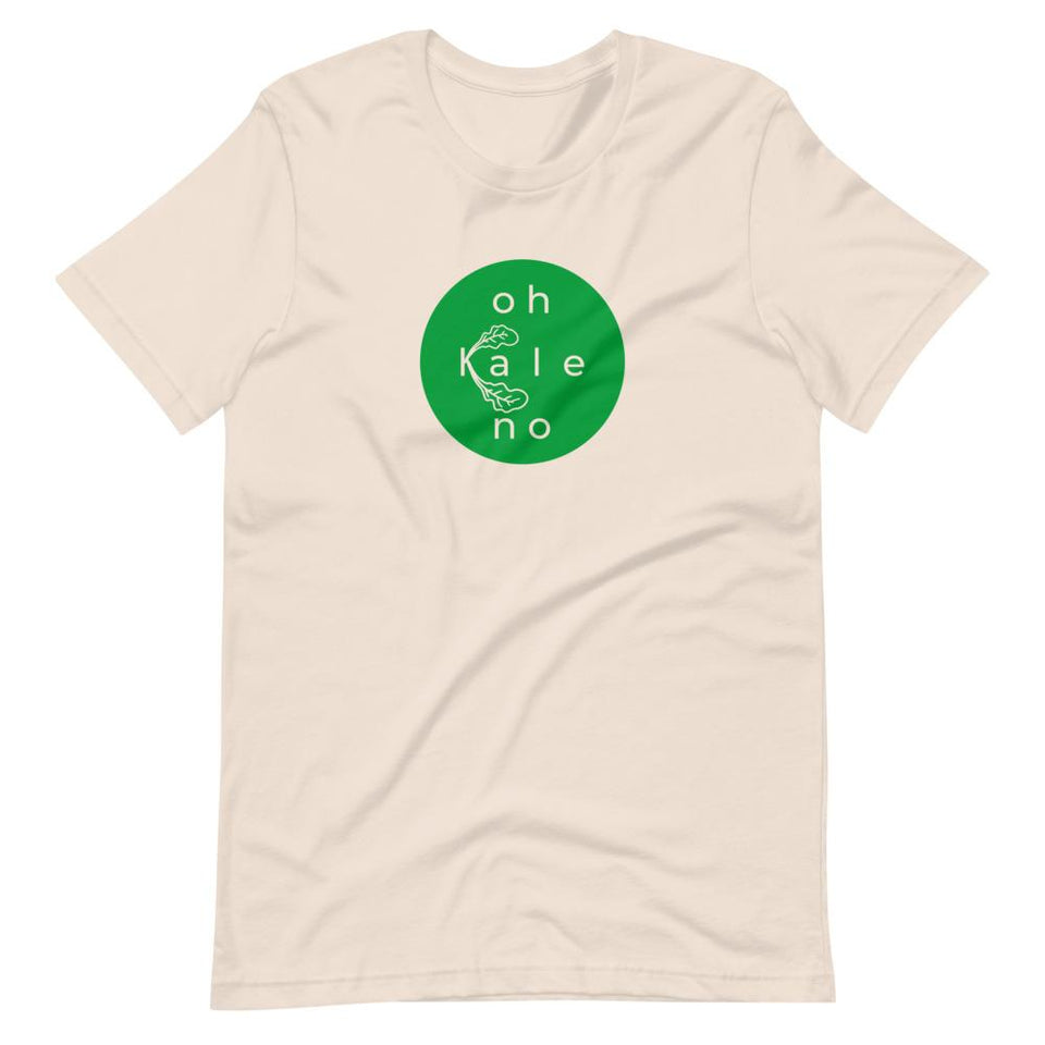 Oh Kale No Colorways | Unisex Cotton Crew | Various Colors | Dietitian T Shirt | neRD Clothing Company | Soft Cream
