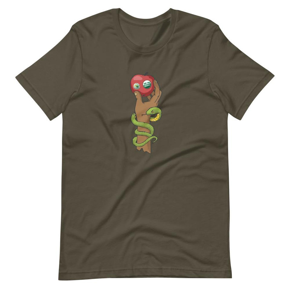 Organic Adam (Dark) | Unisex Cotton Crew | Various Colors | Dietitian T Shirt | neRD Clothing Company | Army