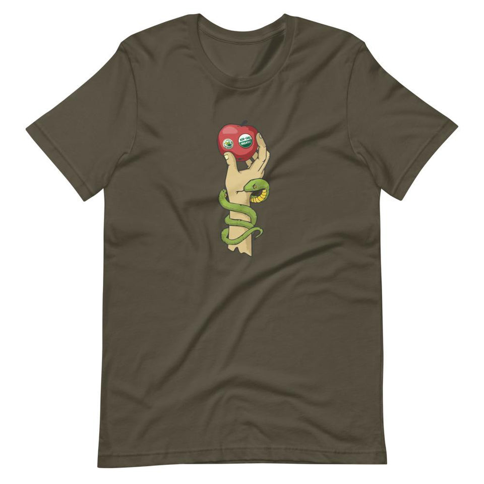 Organic Adam (Light) | Unisex Cotton Crew | Various Colors | Dietitian T Shirt | neRD Clothing Company | Army