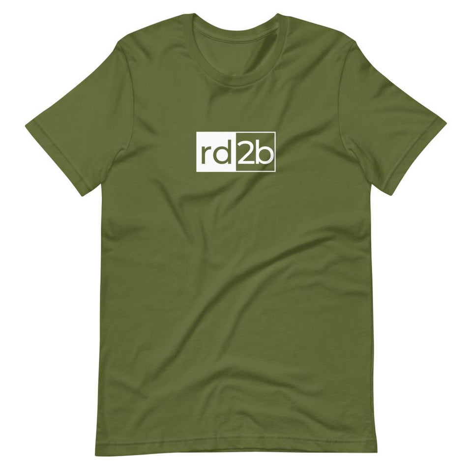 RD2B Block | Unisex Cotton Crew | Various Solid Colors | Dietitian T Shirt | neRD Clothing Company | Olive