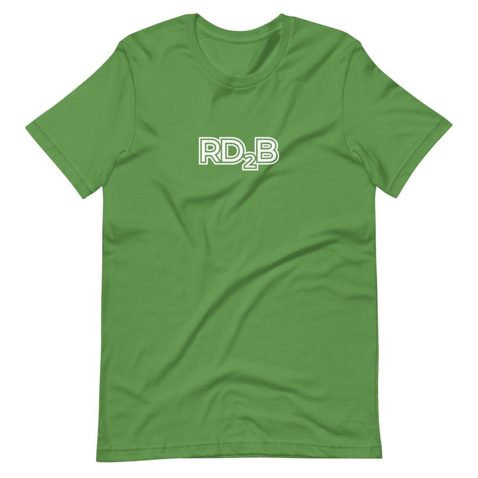 RD2B Contour | Unisex Cotton Crew | Various Solid Colors | Dietitian T Shirt | neRD Clothing Company | Leaf