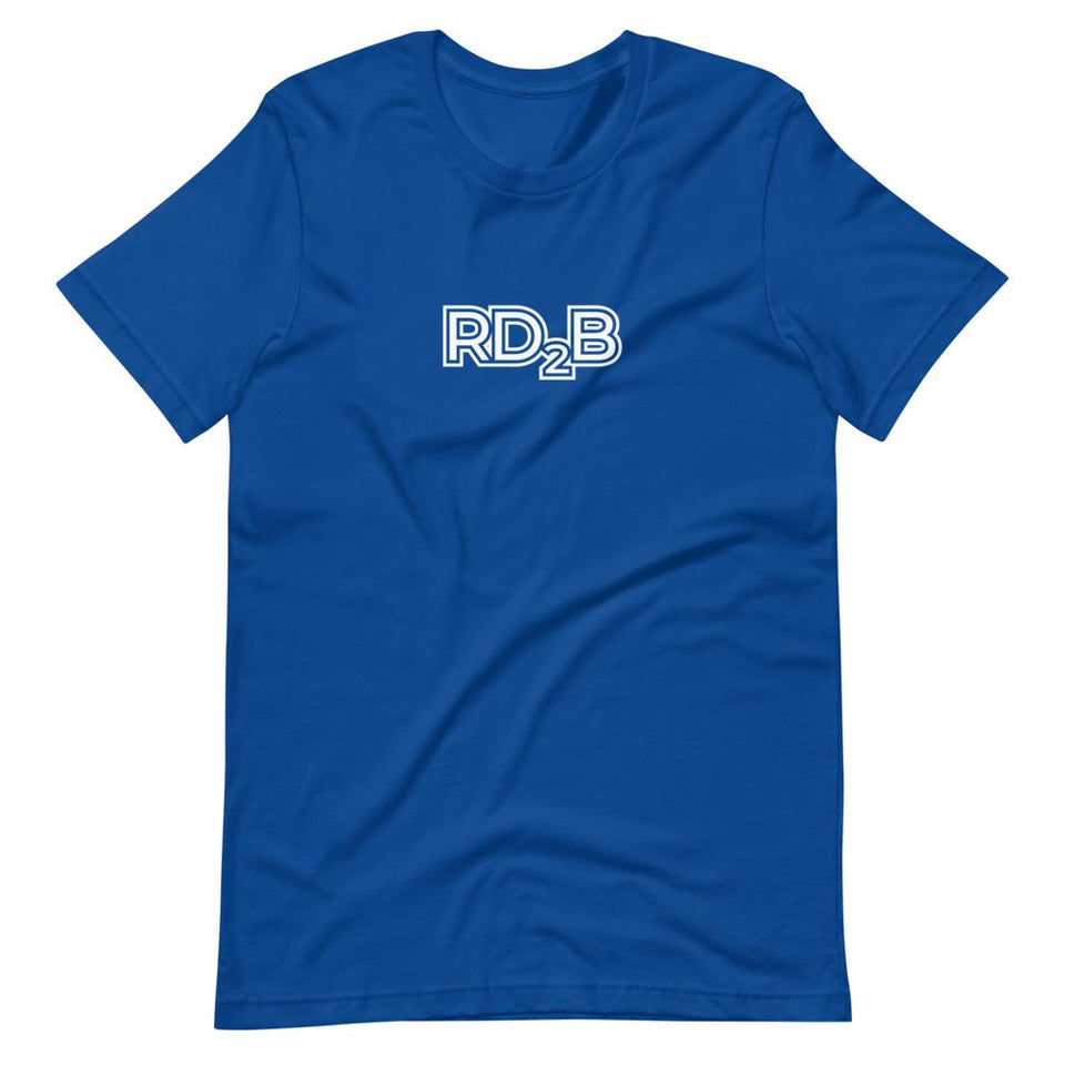 RD2B Contour | Unisex Cotton Crew | Various Solid Colors | Dietitian T Shirt | neRD Clothing Company | True Royal