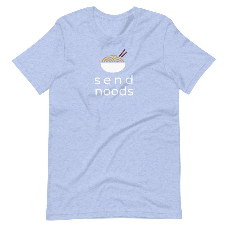 Send Noods Colorways | Unisex Cotton Crew | Various Colors | Dietitian T Shirt | neRD Clothing Company | Heather Blue