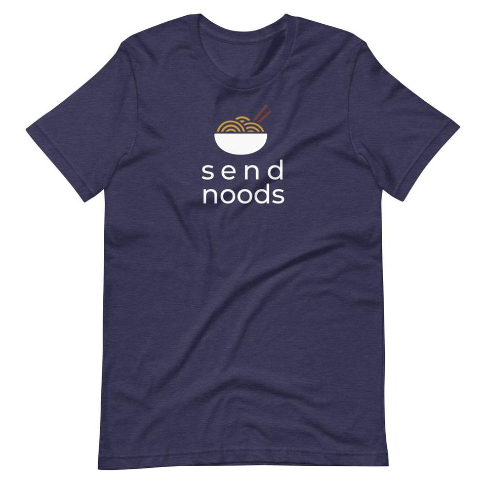 Send Noods Colorways | Unisex Cotton Crew | Various Colors | Dietitian T Shirt | neRD Clothing Company | Heather Midnight Navy