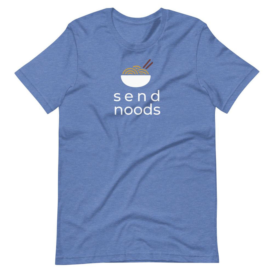 Send Noods Colorways | Unisex Cotton Crew | Various Colors | Dietitian T Shirt | neRD Clothing Company | Heather True Royal