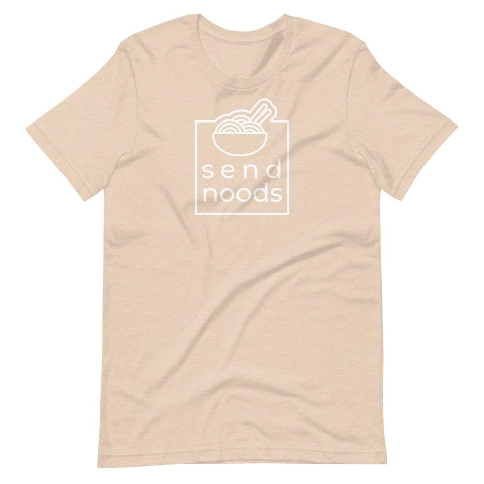 Send Noods | Unisex Cotton Crew | Various Heather Colors | Dietitian T Shirt | neRD Clothing Company | Heather Dust