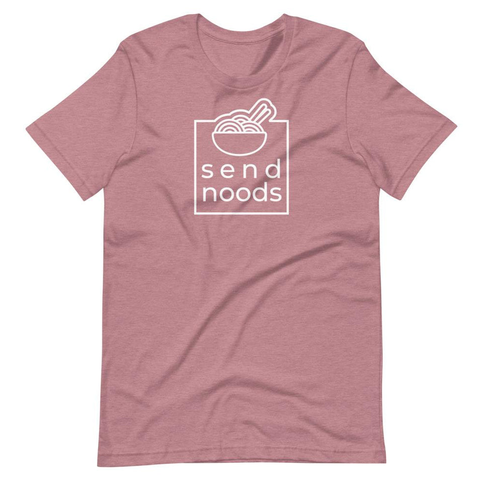 Send Noods | Unisex Cotton Crew | Various Heather Colors | Dietitian T Shirt | neRD Clothing Company | Heather Orchid