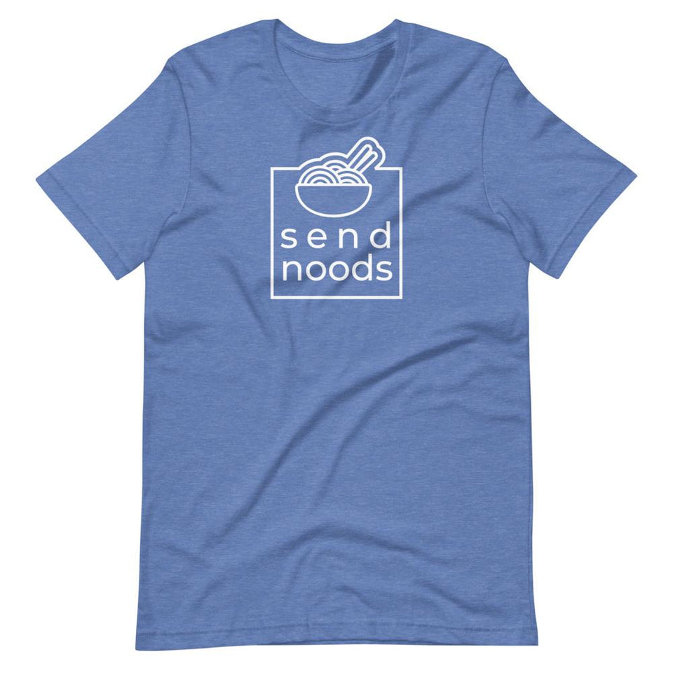 Send Noods | Unisex Cotton Crew | Various Heather Colors | Dietitian T Shirt | neRD Clothing Company | Heather True Royal