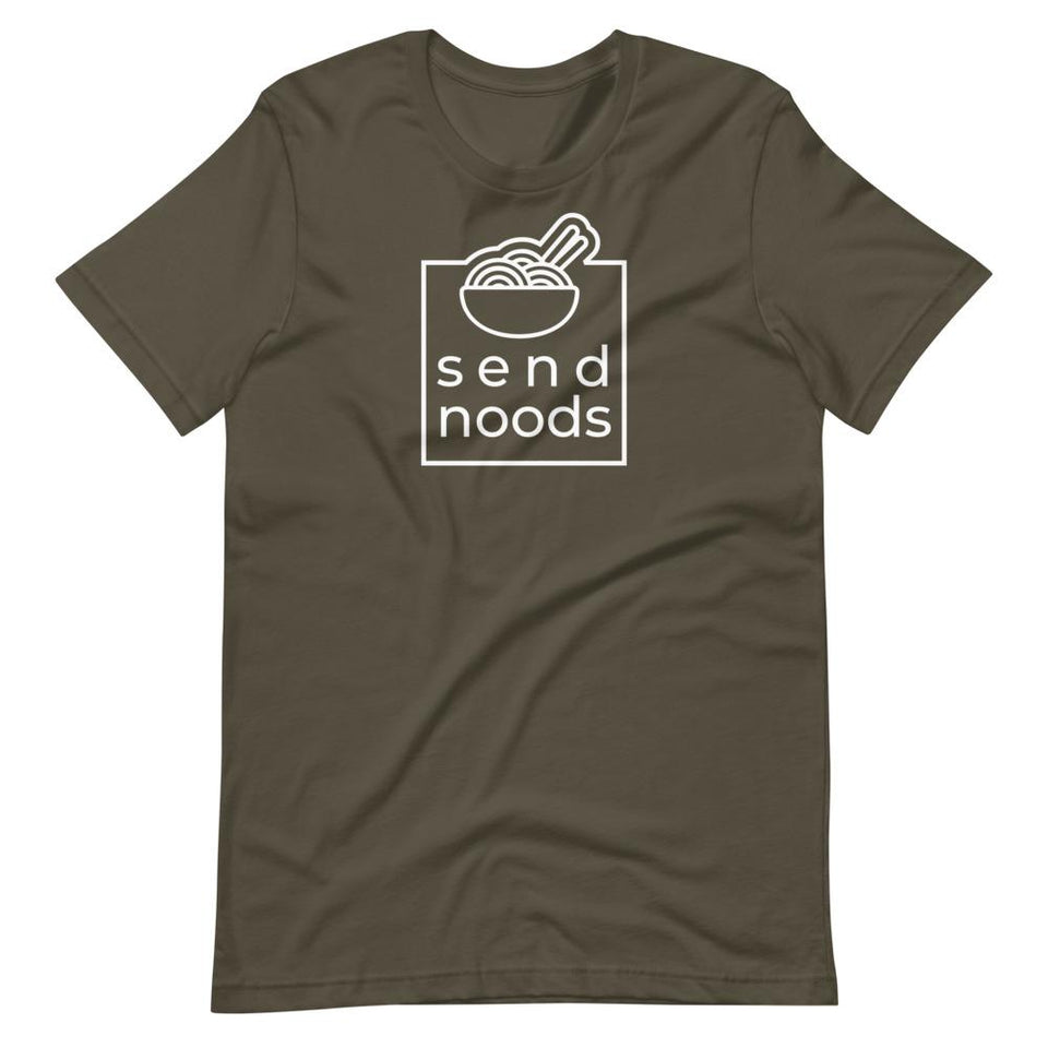 Send Noods | Unisex Cotton Crew | Various Solid Colors | Dietitian T Shirt | neRD Clothing Company | Army