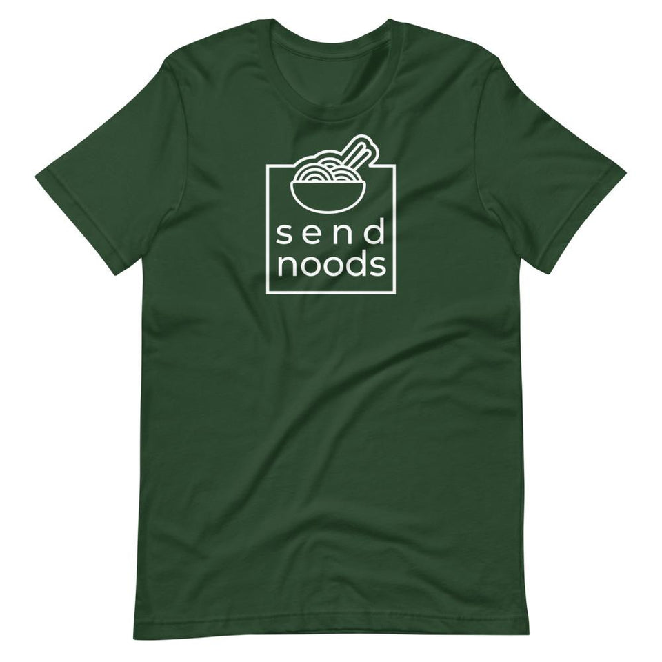 Send Noods | Unisex Cotton Crew | Various Solid Colors | Dietitian T Shirt | neRD Clothing Company | Forest