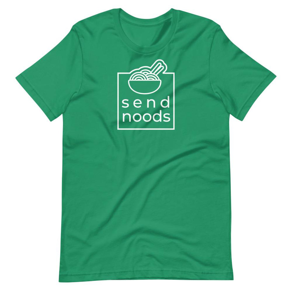Send Noods | Unisex Cotton Crew | Various Solid Colors | Dietitian T Shirt | neRD Clothing Company | Kelly