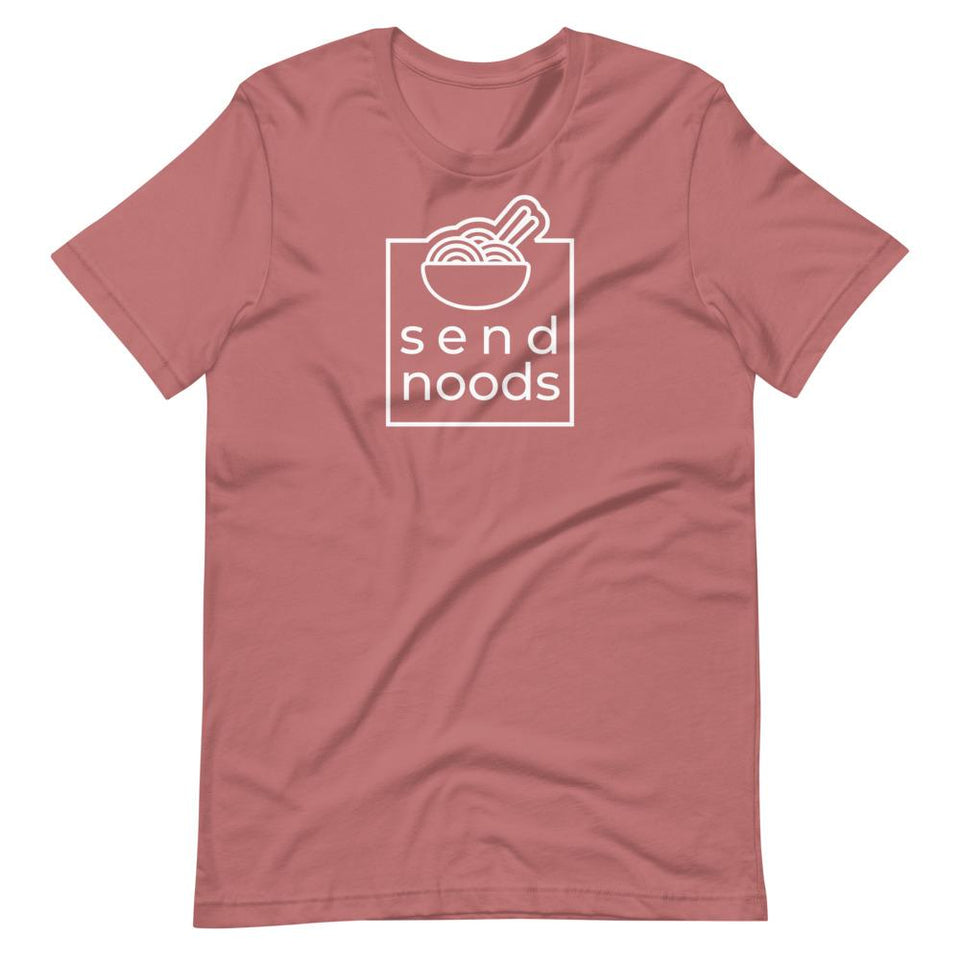 Send Noods | Unisex Cotton Crew | Various Solid Colors | Dietitian T Shirt | neRD Clothing Company | Mauve
