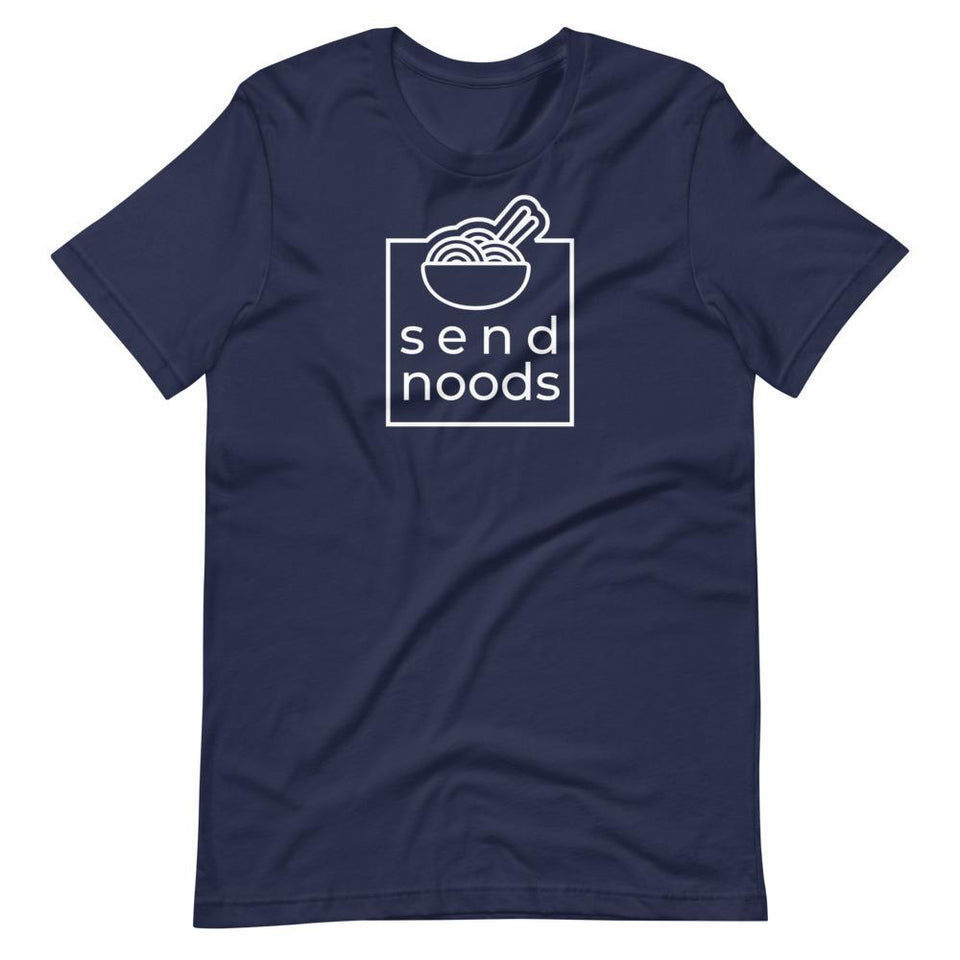 Send Noods | Unisex Cotton Crew | Various Solid Colors | Dietitian T Shirt | neRD Clothing Company | Navy