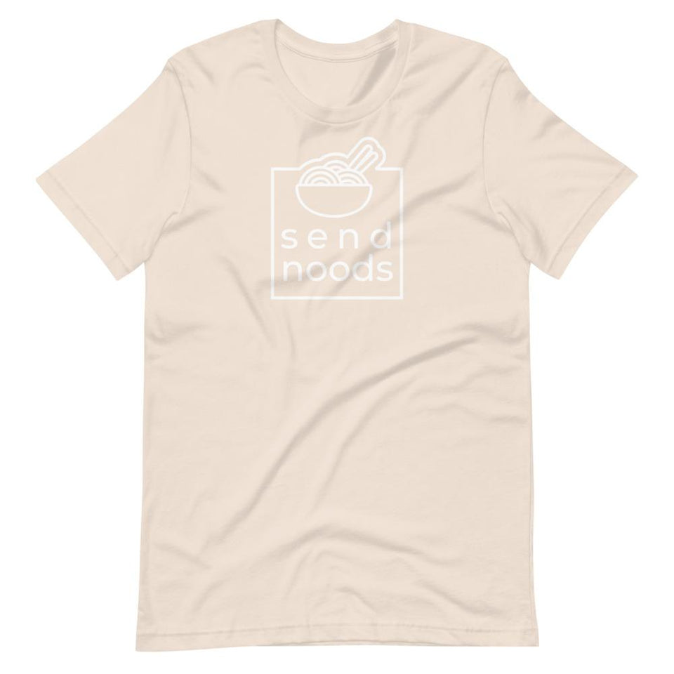 Send Noods | Unisex Cotton Crew | Various Solid Colors | Dietitian T Shirt | neRD Clothing Company | Soft Cream
