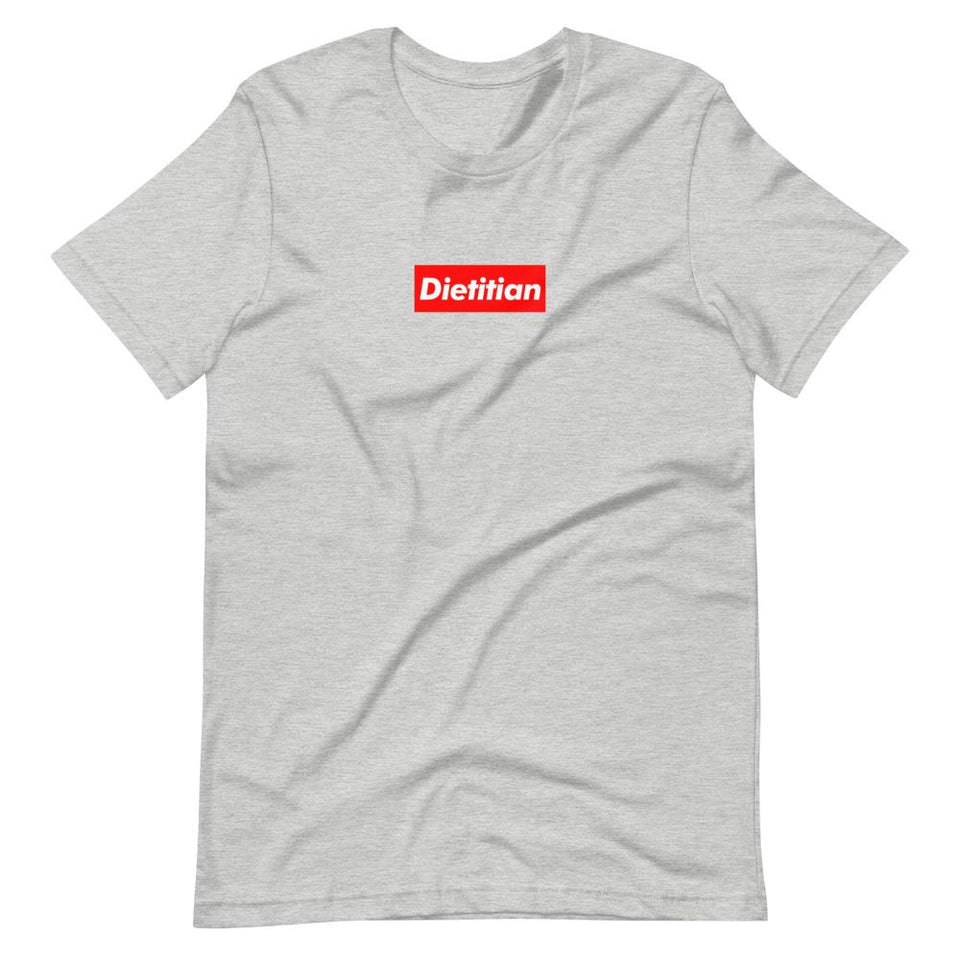 Supreme Dietitian | Unisex Cotton Crew | Shades of Gray | Dietitian T Shirt | neRD Clothing Company |