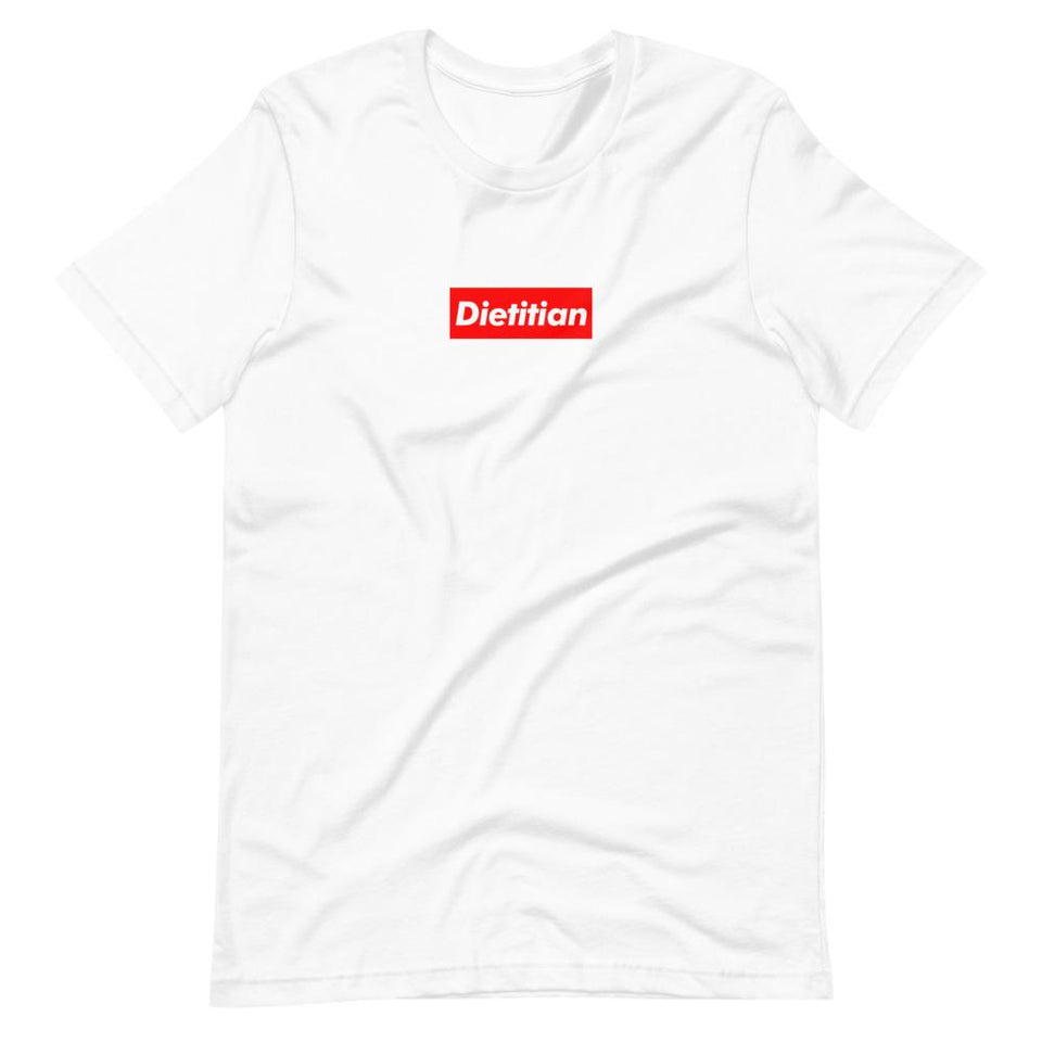 Supreme Dietitian | Unisex Cotton Crew | Shades of Gray | Dietitian T Shirt | neRD Clothing Company |