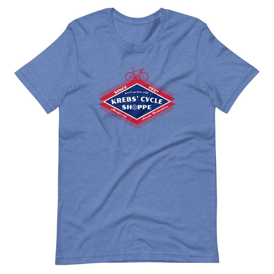 Krebs' Cycle Shoppe | Unisex Cotton Crew | Various Colors | Dietitian T Shirt | neRD Clothing Company | Heather True Royal