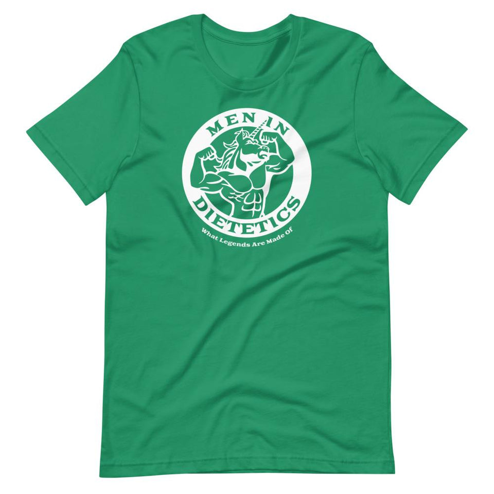 Men in Dietetics | Unisex Cotton Crew | Various Colors | Dietitian T Shirt | neRD Clothing Company | Kelly