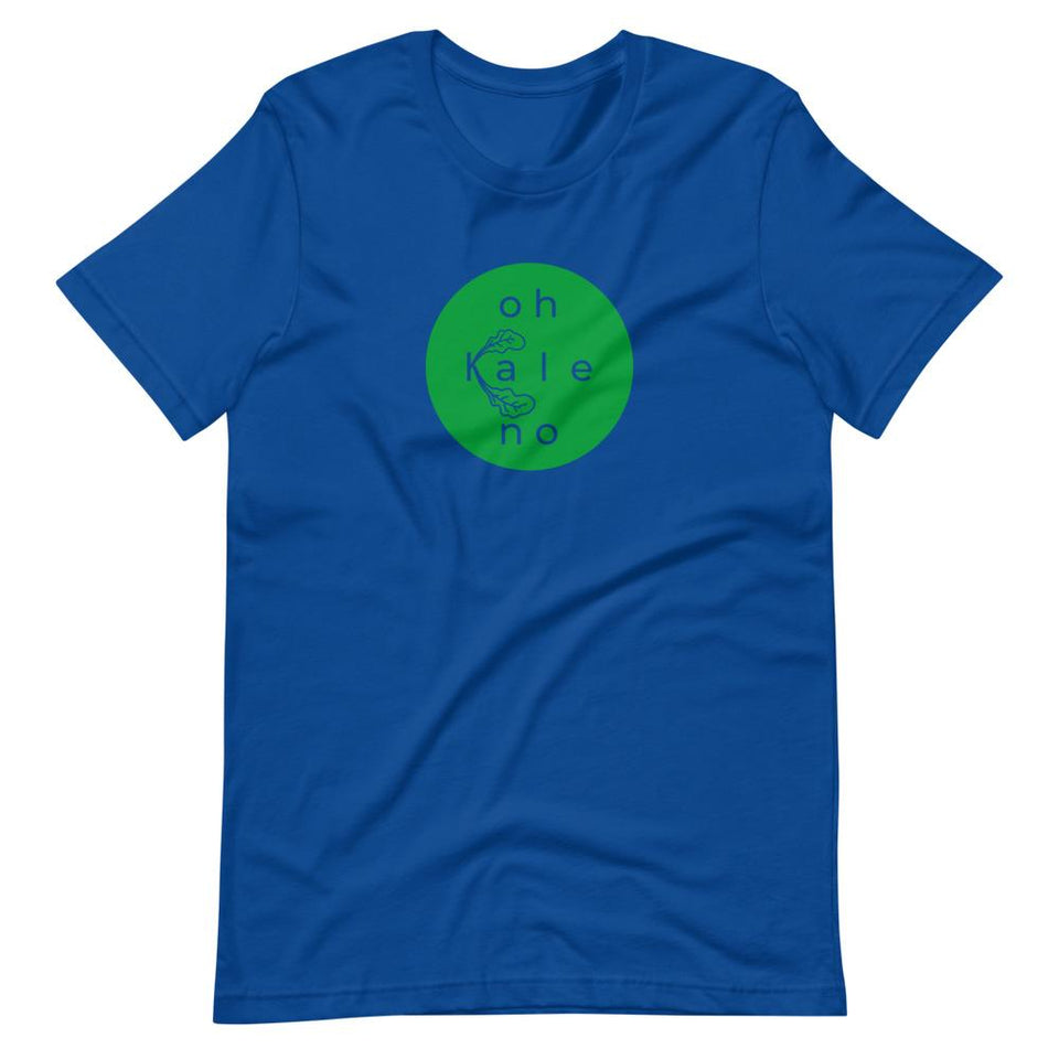 Oh Kale No Colorways | Unisex Cotton Crew | Various Colors | Dietitian T Shirt | neRD Clothing Company | True Royal