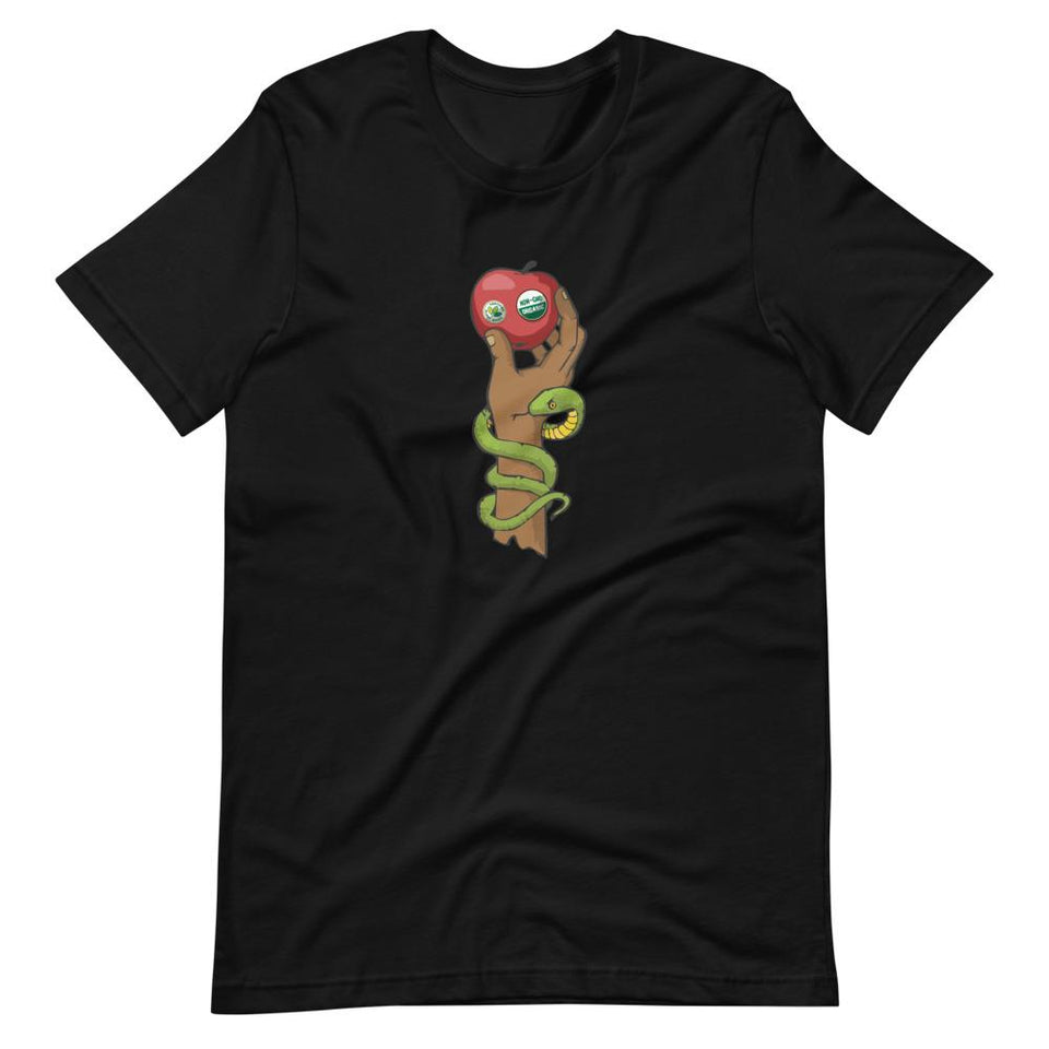 Organic Adam (Dark) | Unisex Cotton Crew | Various Colors | Dietitian T Shirt | neRD Clothing Company | Black