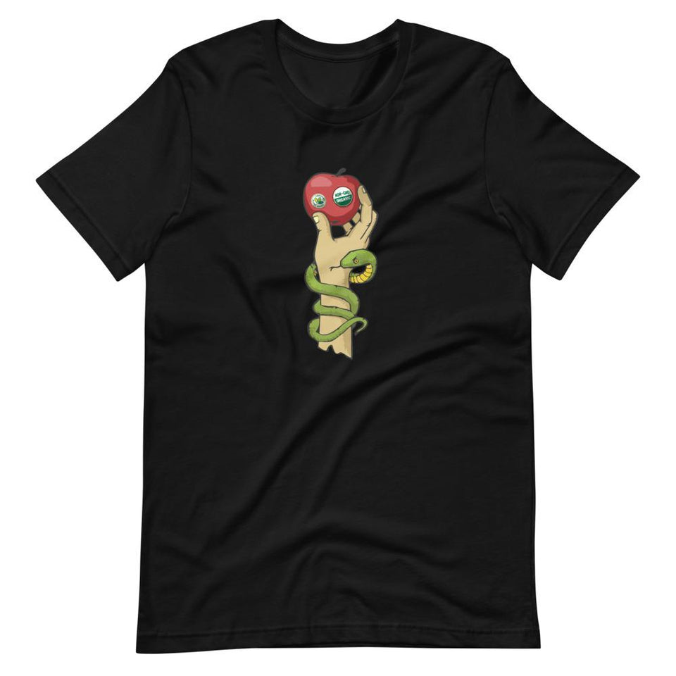 Organic Adam (Light) | Unisex Cotton Crew | Various Colors | Dietitian T Shirt | neRD Clothing Company | Black