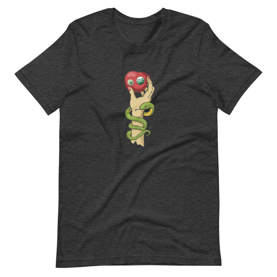Organic Eve (Light) | Unisex Cotton Crew | Various Colors | Dietitian T Shirt | neRD Clothing Company | Dark Grey Heather