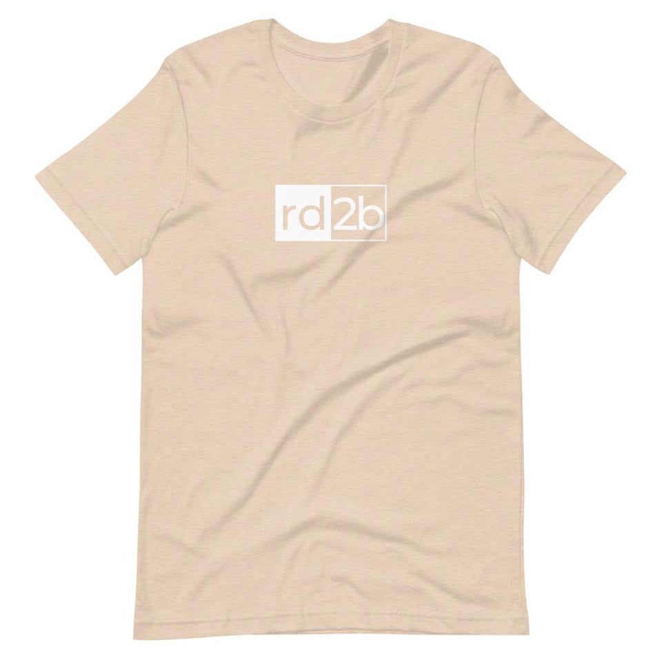 RD2B Block | Unisex Cotton Crew | Various Heather Colors | Dietitian T Shirt | neRD Clothing Company | Heather Dust