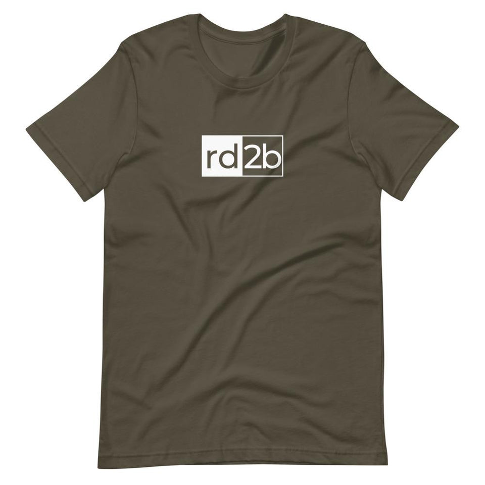 RD2B Block | Unisex Cotton Crew | Various Solid Colors | Dietitian T Shirt | neRD Clothing Company | Army
