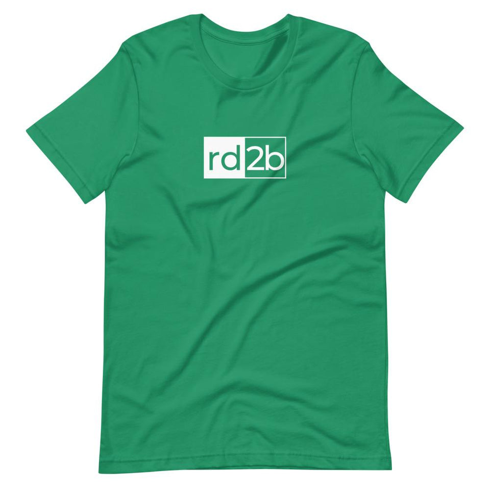 RD2B Block | Unisex Cotton Crew | Various Solid Colors | Dietitian T Shirt | neRD Clothing Company | Kelly