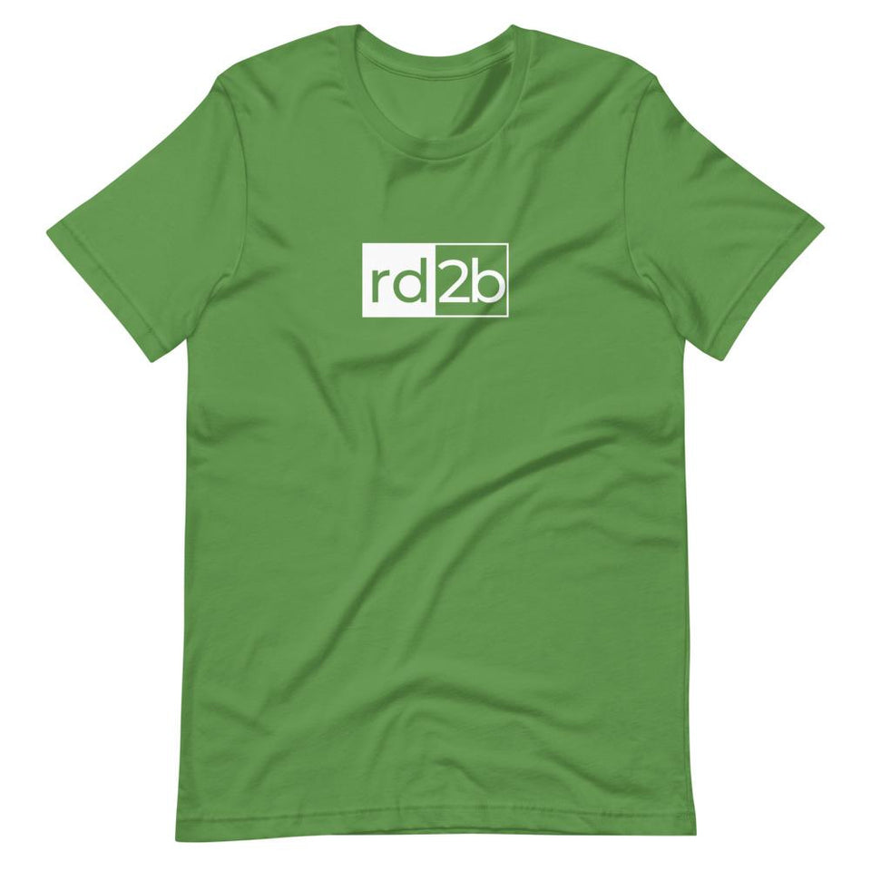 RD2B Block | Unisex Cotton Crew | Various Solid Colors | Dietitian T Shirt | neRD Clothing Company | Leaf