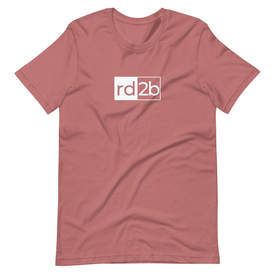 RD2B Block | Unisex Cotton Crew | Various Solid Colors | Dietitian T Shirt | neRD Clothing Company | Mauve