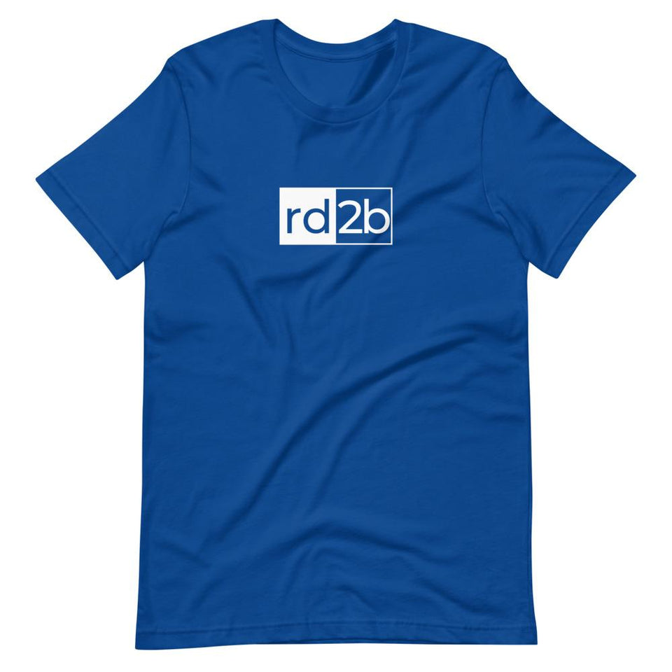 RD2B Block | Unisex Cotton Crew | Various Solid Colors | Dietitian T Shirt | neRD Clothing Company | True Royal